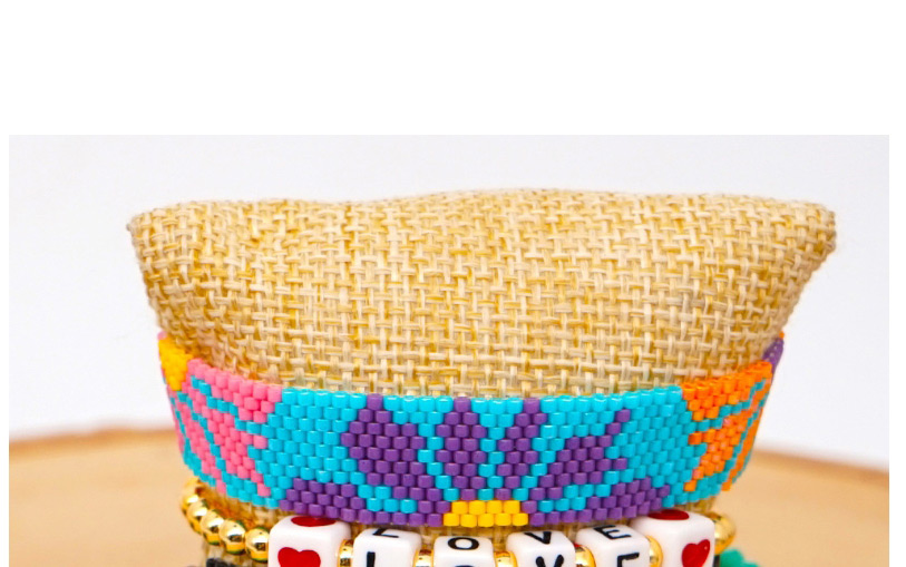 Fashion Creamy-white Mizhu Love Tassel Hand Woven Bracelet,Beaded Bracelet