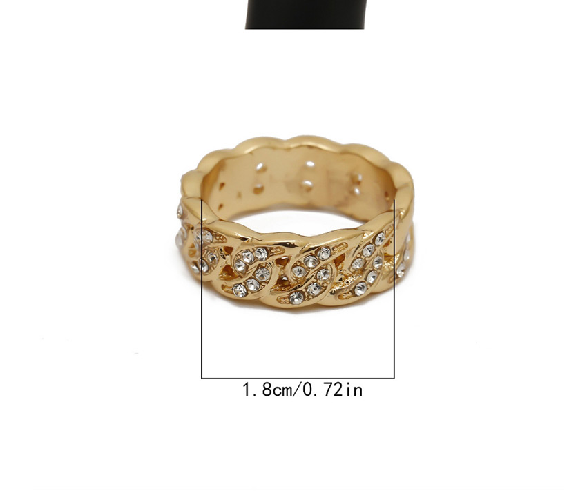 Fashion Golden Alloy Diamond Ring,Fashion Rings