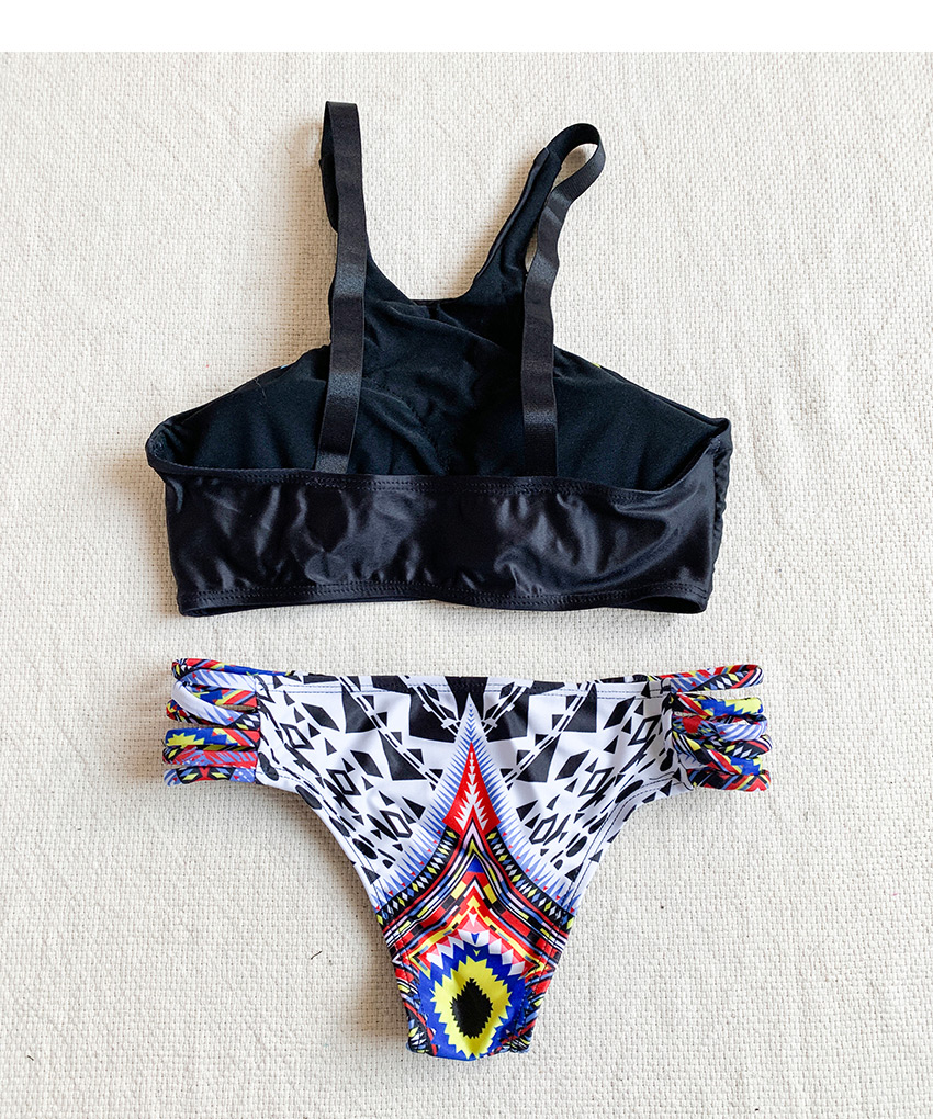 Fashion Color Printed Split Swimsuit,Bikini Sets