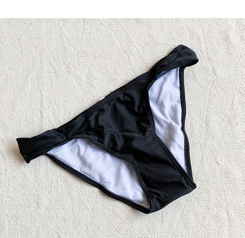Fashion Black Tie Split Swimsuit,Bikini Sets
