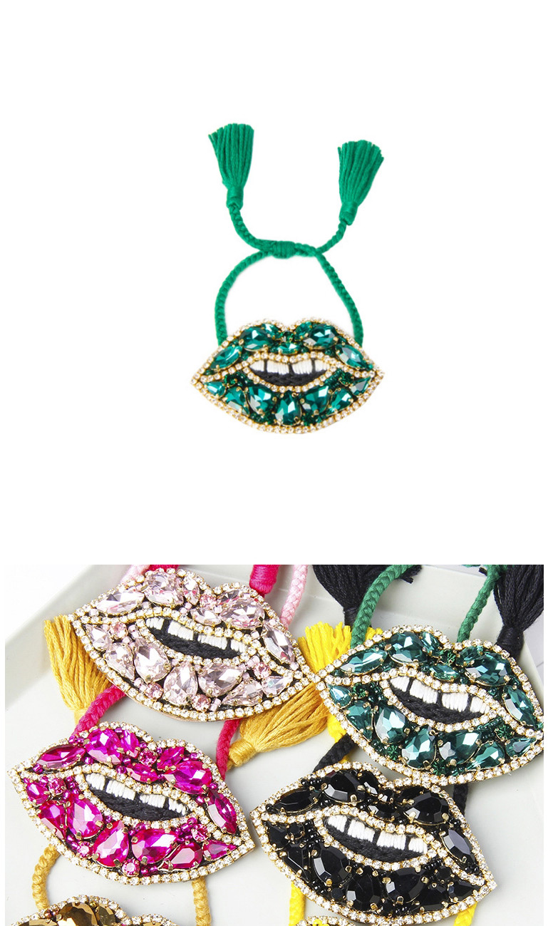 Fashion Black Gold-plated Tassel Bracelet With Diamonds,Fashion Bracelets