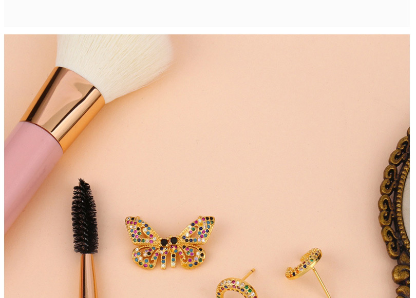 Fashion Butterfly Butterfly Diamond Alloy Pierced Earrings,Earrings