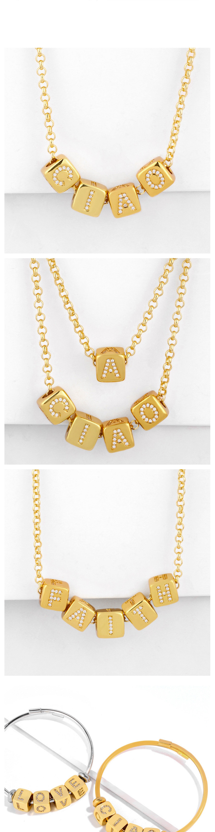 Fashion Chain (45 + 5) Alloy Hollow Chain Necklace,Necklaces
