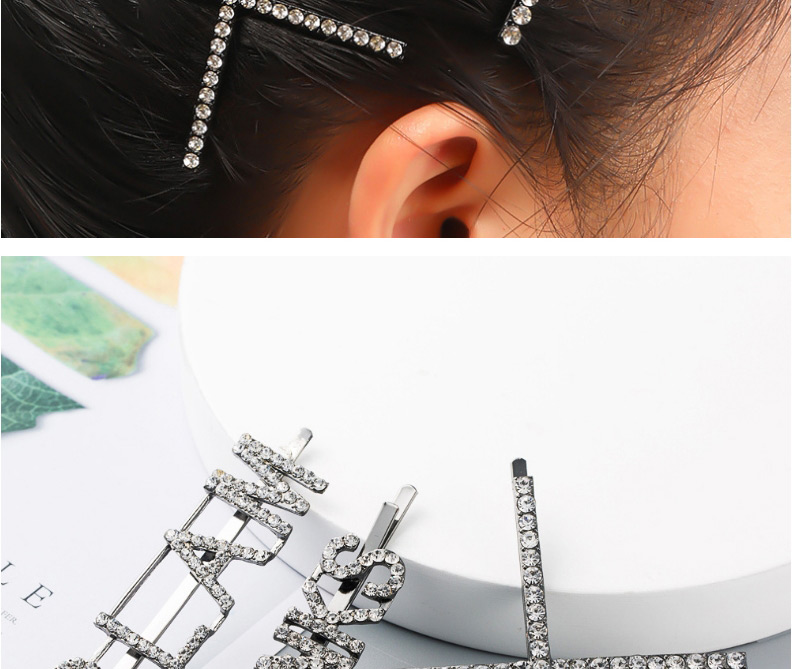 Fashion Cross Alloy Cross-cut Hollow Hair Clip,Hairpins