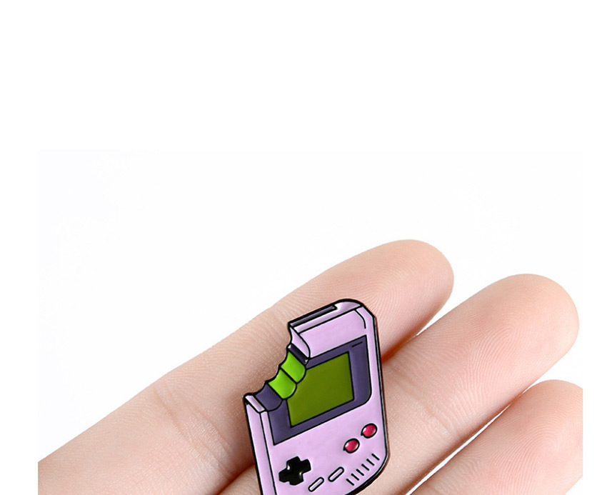 Fashion Purple Color Drop Brooch For Game Console,Korean Brooches