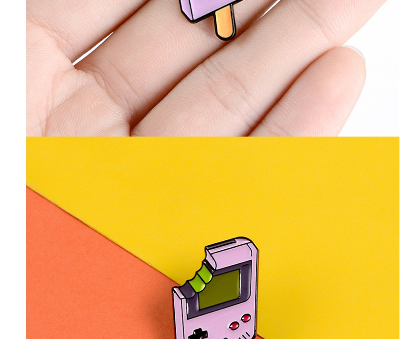 Fashion Purple Color Drop Brooch For Game Console,Korean Brooches