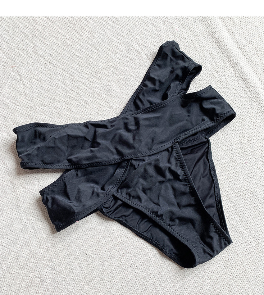 Fashion Black Cross Split Swimsuit,Bikini Sets