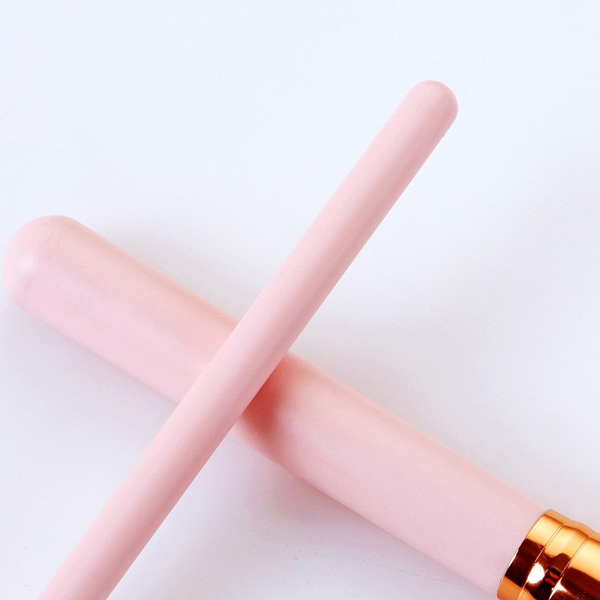 Fashion Pink Powder White Peak Eyebrow Brush Single,Beauty tools