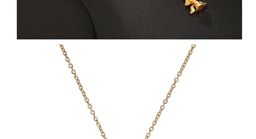 Fashion Golden Angel Baby Stainless Steel Alloy Necklace,Necklaces