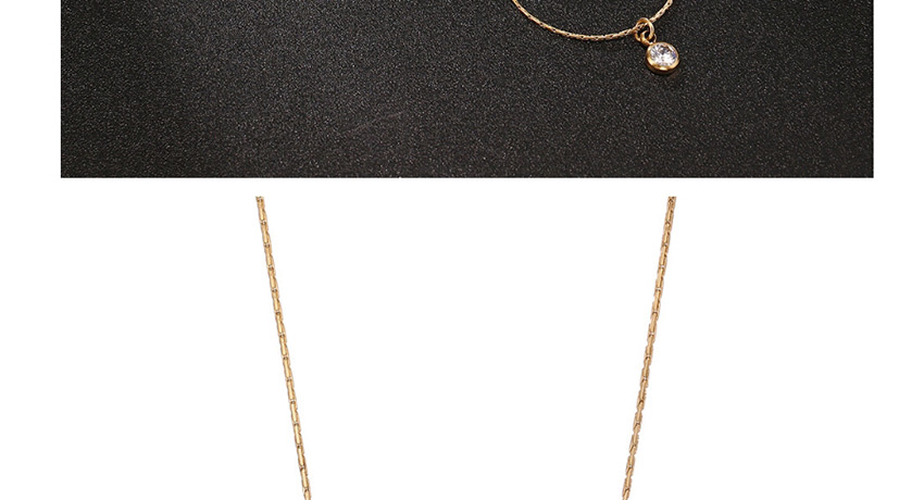 Fashion Golden 18k Stainless Steel Necklace With Titanium And Diamonds,Necklaces