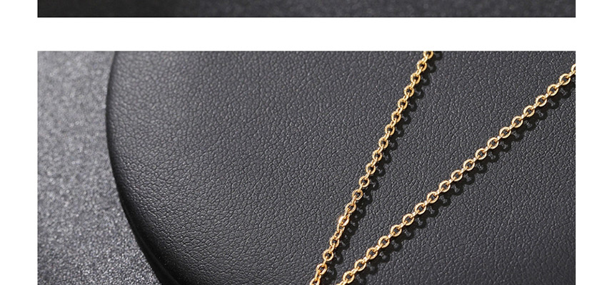 Fashion Golden Abacus Stainless Steel Alloy Geometric Necklace,Necklaces