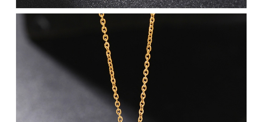 Fashion Golden Abacus Stainless Steel Alloy Geometric Necklace,Necklaces