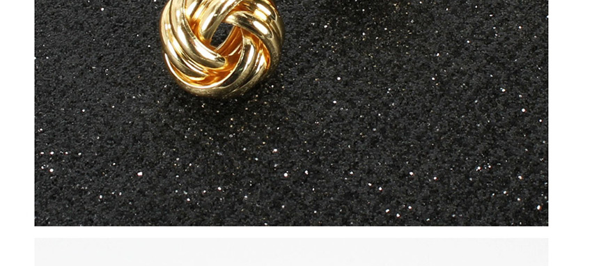 Fashion Golden Geometric Hollow Round Alloy Stud Earrings,Stud Earrings