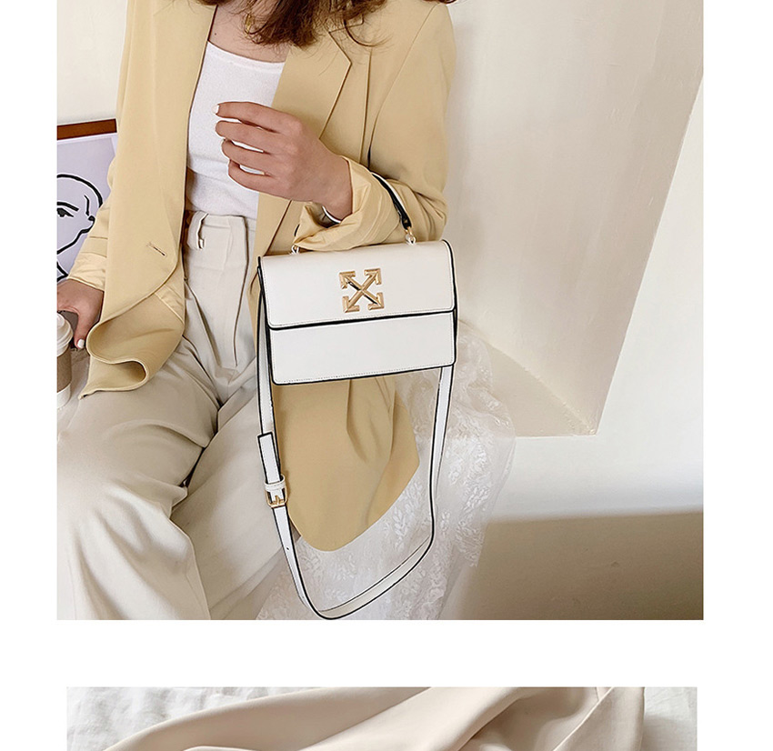 Fashion Large White Arrow Studs Shoulder Bag Crossbody Bag,Handbags