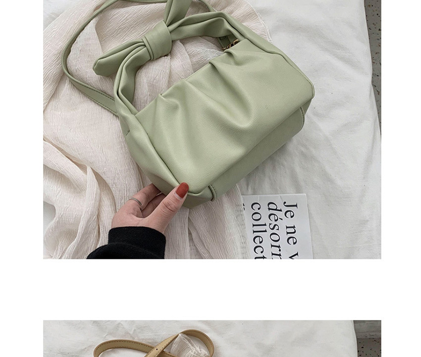 Fashion Green Pleated Shoulder Bag,Shoulder bags