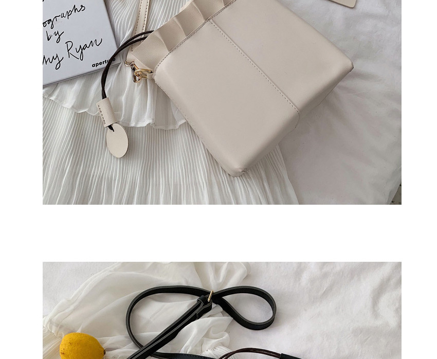 Fashion White Drawstring Shoulder Bag,Shoulder bags