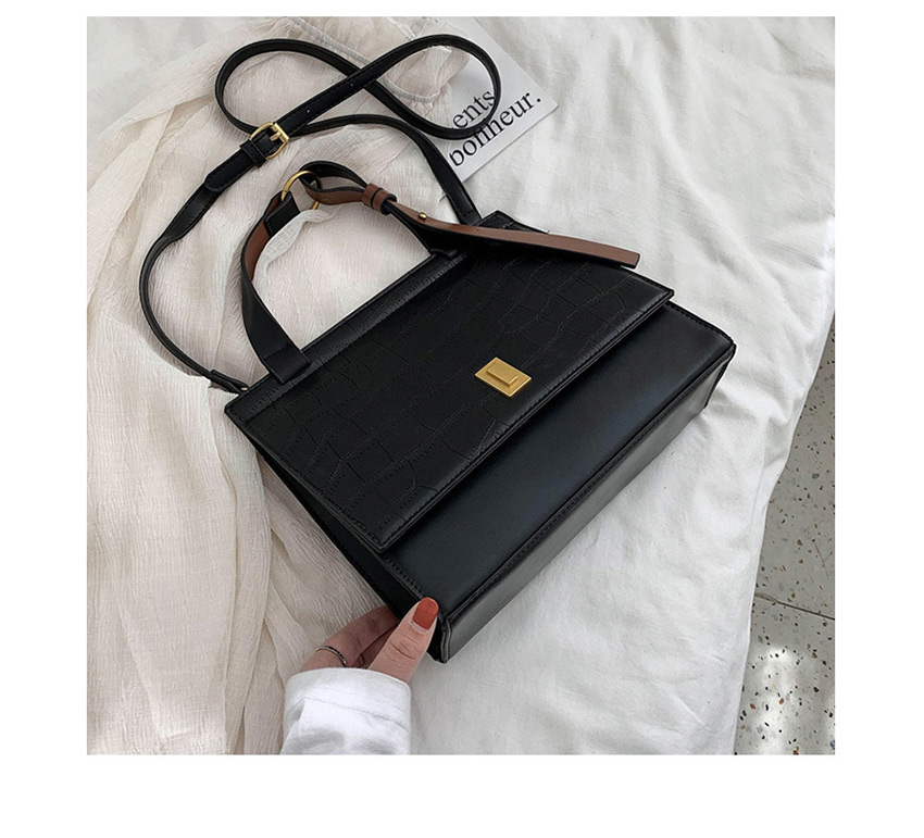 Fashion Black Stone Pattern Shoulder Bag Crossbody Bag,Handbags
