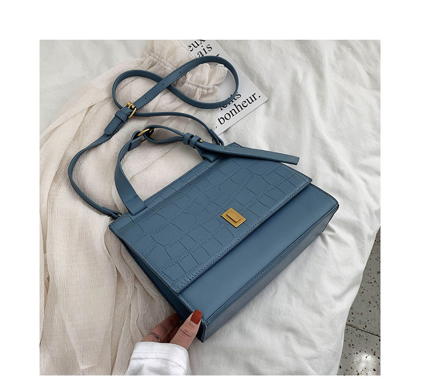 Fashion Blue Stone Pattern Shoulder Bag Crossbody Bag,Handbags