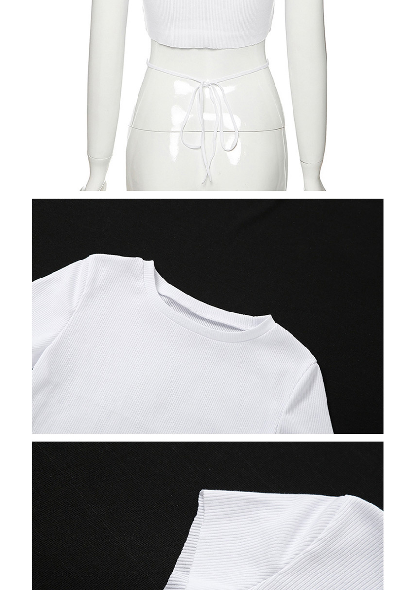 Fashion White Short-sleeved T-shirt,Tank Tops & Camis