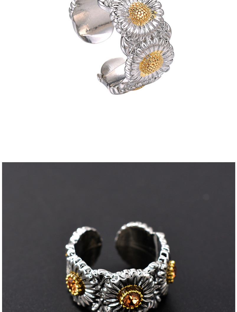 Fashion Chrysanthemum Small Daisy Opening Adjustable Ring,Fashion Rings
