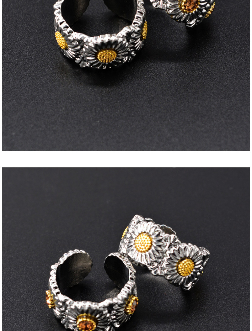 Fashion Chrysanthemum Small Daisy Opening Adjustable Ring,Fashion Rings