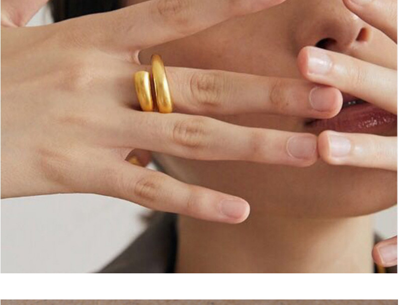 Fashion Golden Adjustable Brass Gold Plated Ring,Fashion Rings