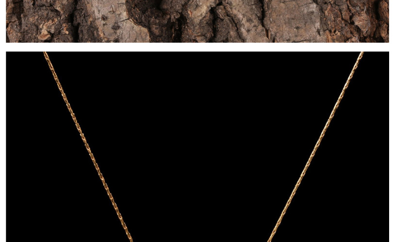 Fashion Golden Three-dimensional Micro-set Zircon Small Square Star And Moon Necklace,Necklaces