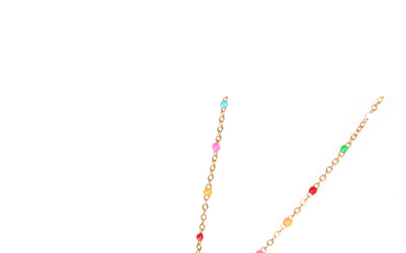 Fashion Golden Diamond Resin Alloy Necklace With Diamonds,Necklaces