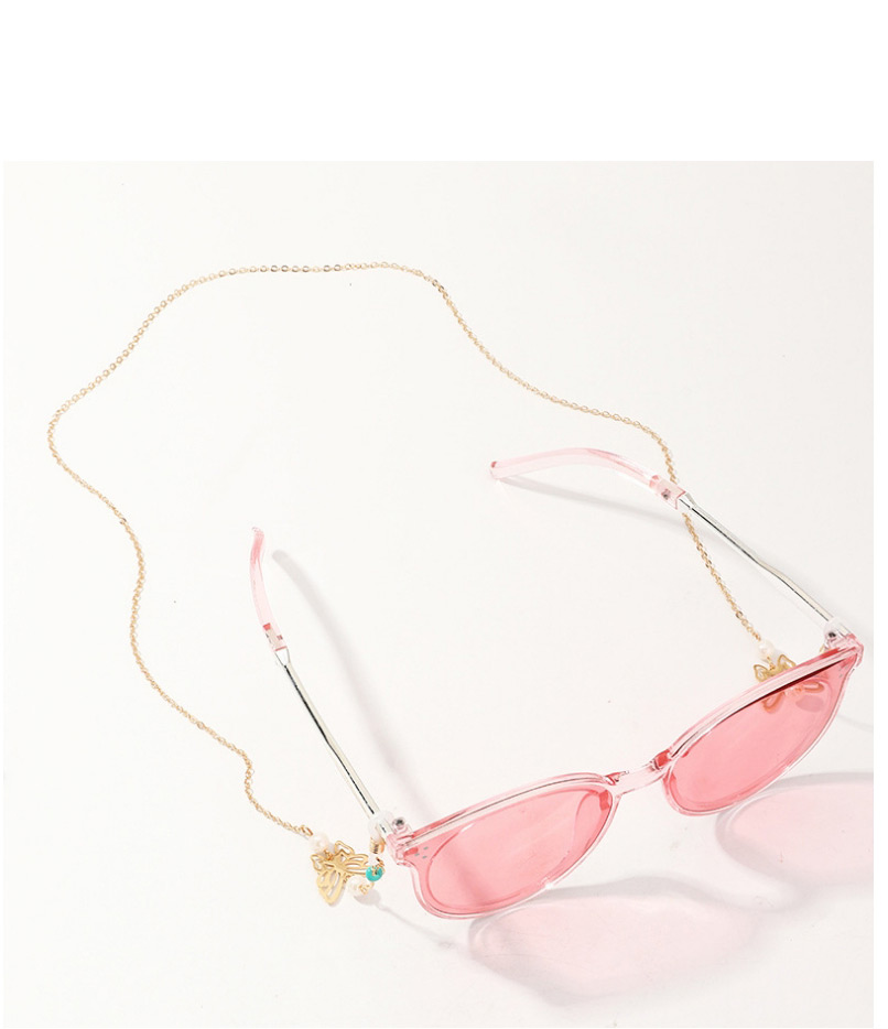 Fashion Golden Multiple Butterfly Hollow Metal Hanging Neck Chain Eyes,Sunglasses Chain