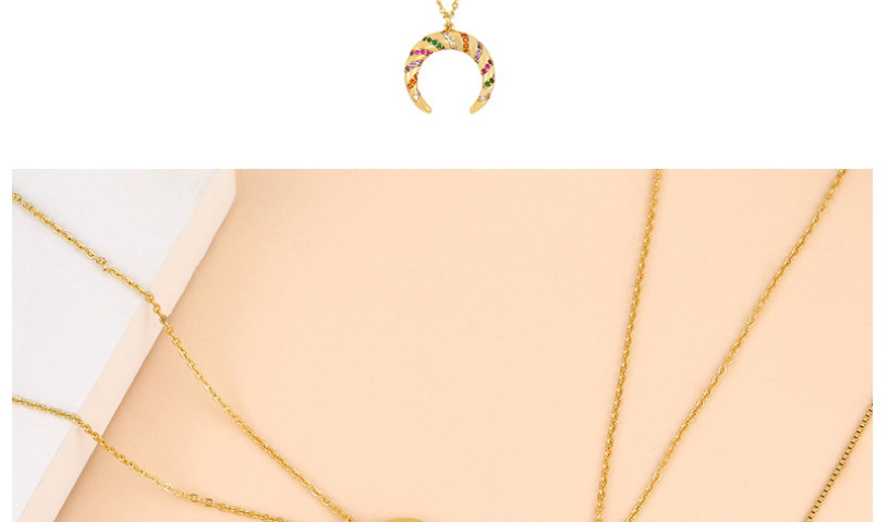 Fashion Crescent Gold Love Butterfly And Diamond Necklace,Earrings