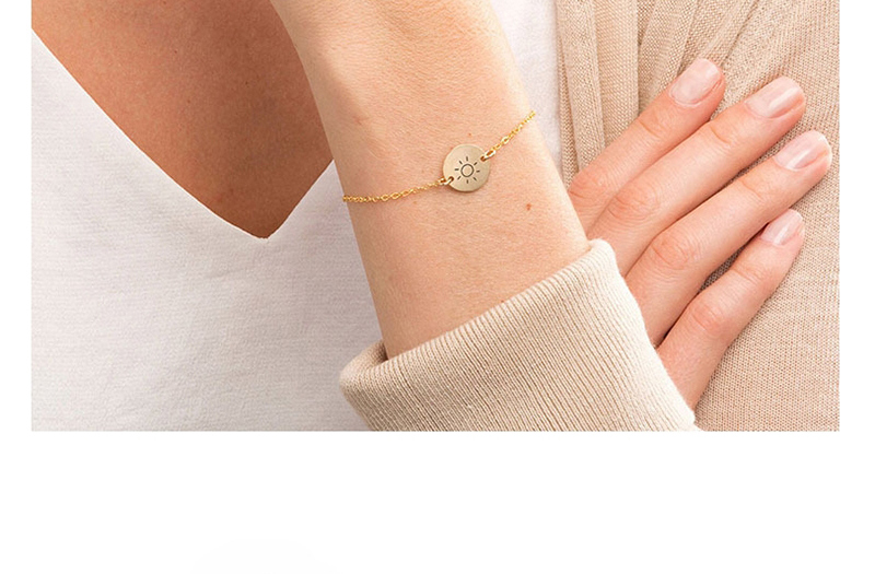 Fashion Rose Gold Gold-plated 316l Titanium Gold-plated Bracelet,Bracelets