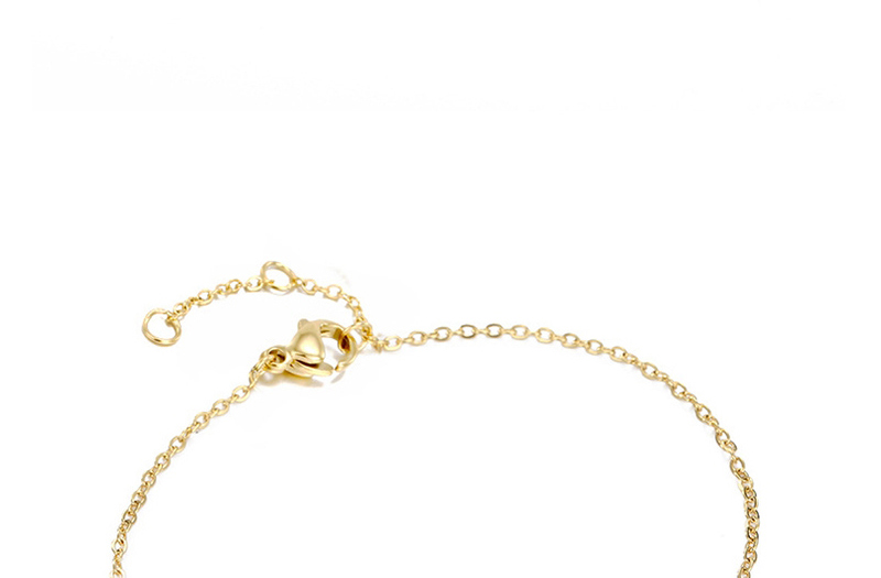 Fashion Steel Color Gold-plated 316l Titanium Gold-plated Bracelet,Bracelets