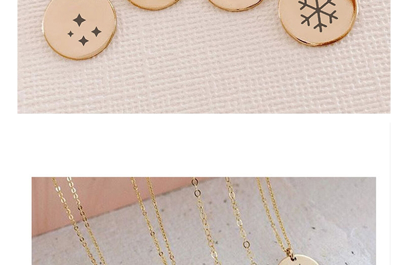 Fashion Steel Color Gold-plated 316l Titanium Steel Lettering Gold-plated Necklace,Necklaces