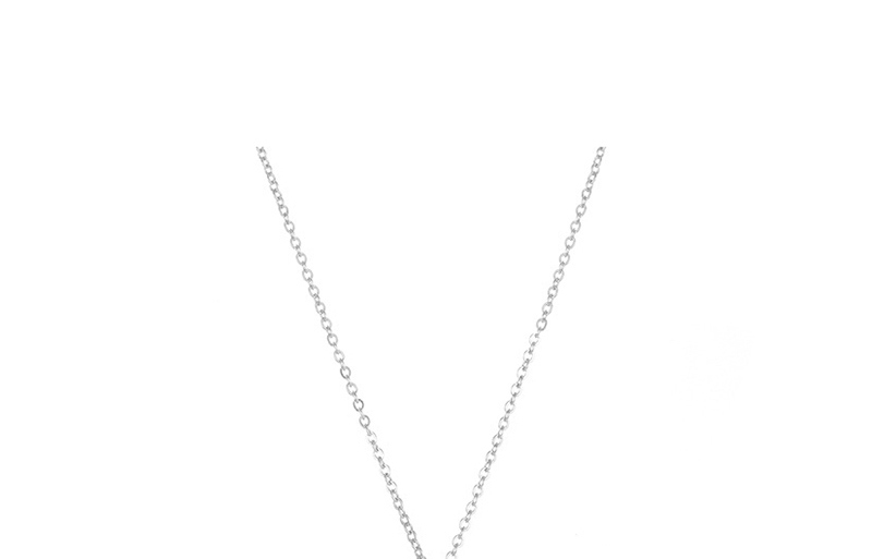 Fashion Steel Color Gold-plated 14k Titanium Steel Necklace,Necklaces