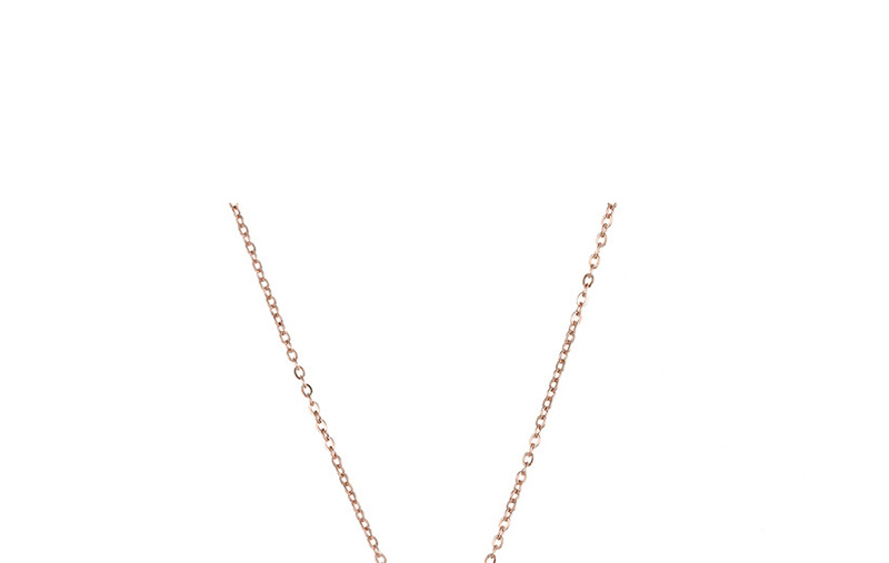 Fashion Golden Gold-plated 316l Titanium Steel Necklace,Necklaces