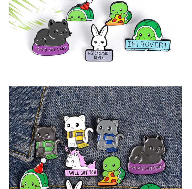 Fashion Alphabet Turtle Green Cartoon Animal Alloy Enamel Brooch,Korean Brooches