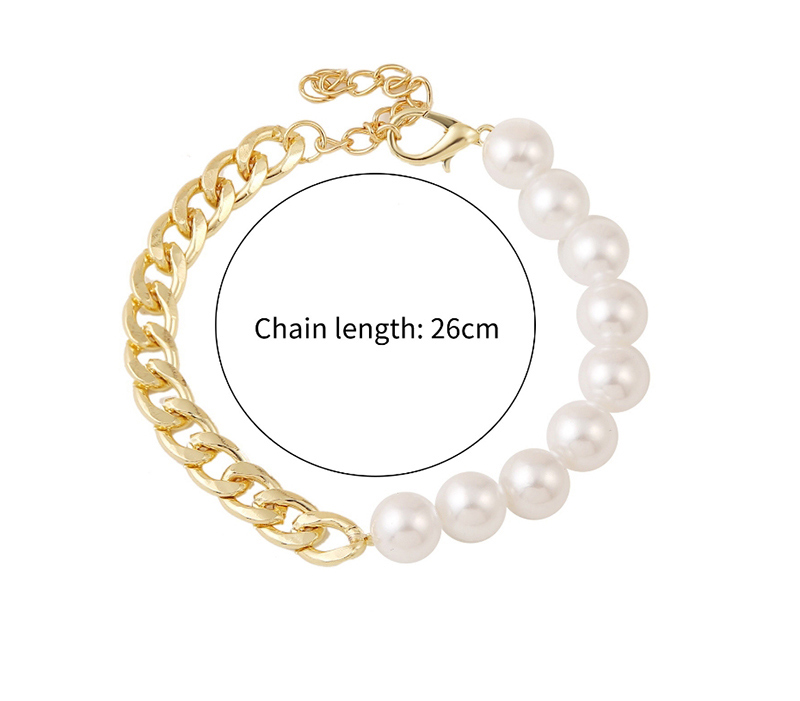 Fashion Golden Chain Pearl Bracelet,Fashion Bracelets