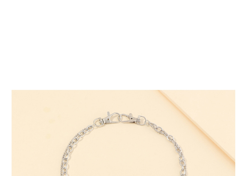 Fashion Silver Alloy U-shaped Thick Chain Double-layer Waist Chain,Waist Chain