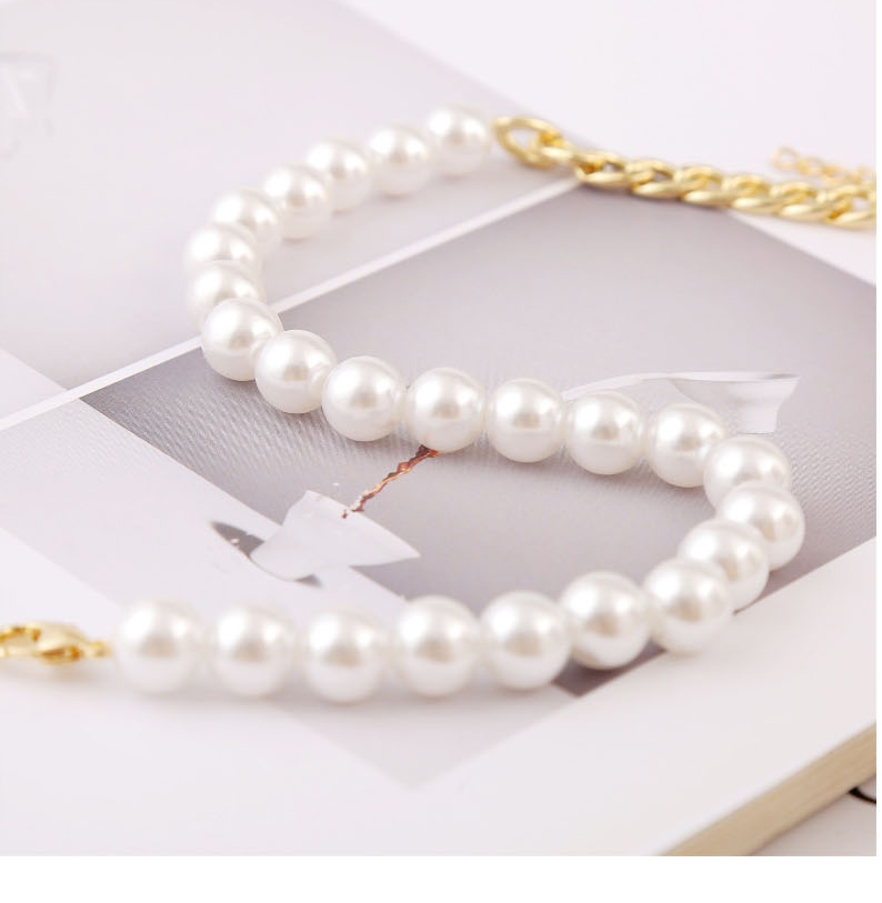 Fashion Necklace Chain Pearl Joint Necklace Bracelet Set,Beaded Necklaces