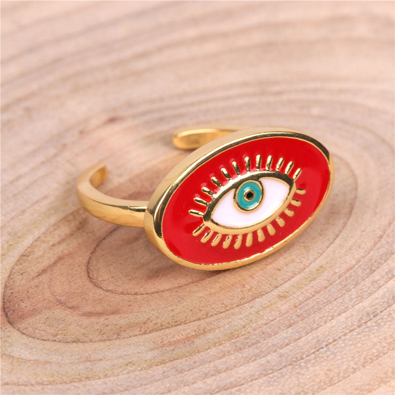 Fashion Red Eye Drop Ring,Rings