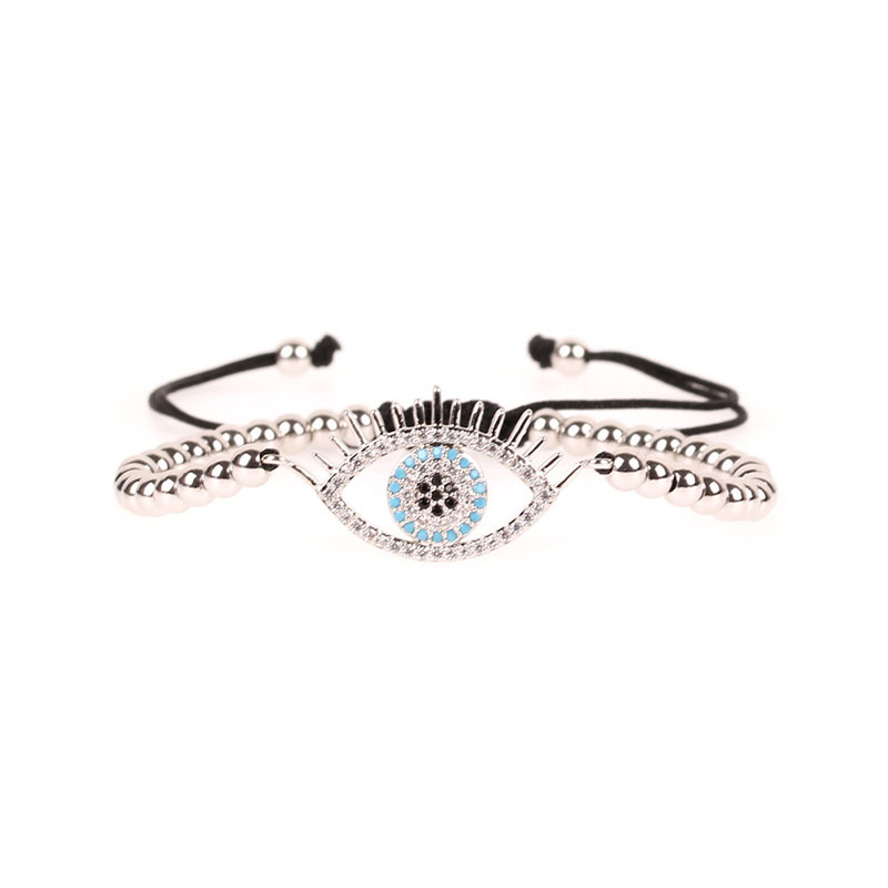 Fashion Golden Diamond Eye Bracelet With Copper Beads,Bracelets