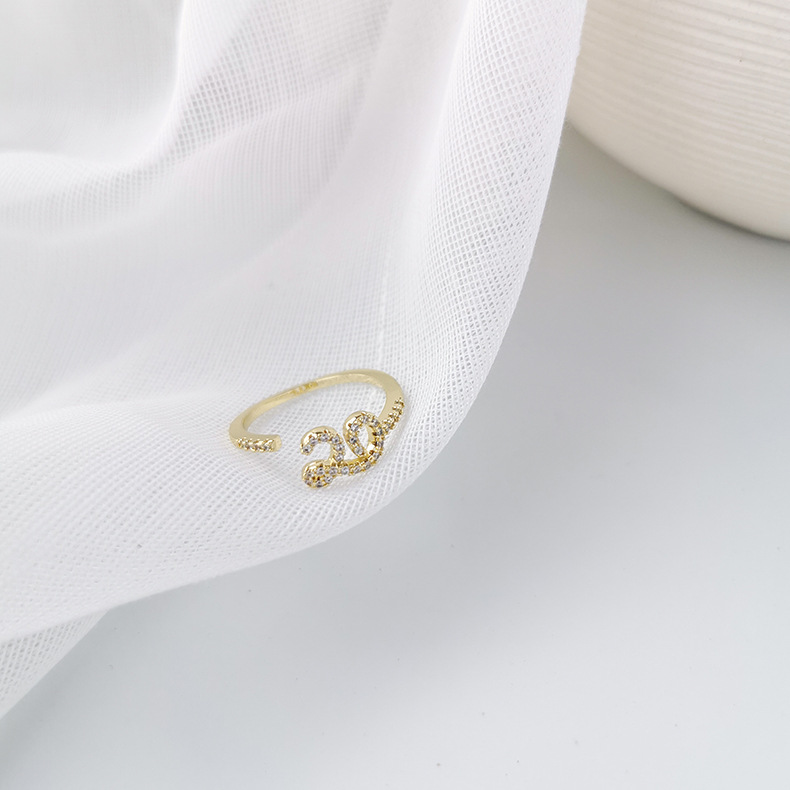 Fashion Golden Spike Pearl Diamond Geometric Ring,Fashion Rings