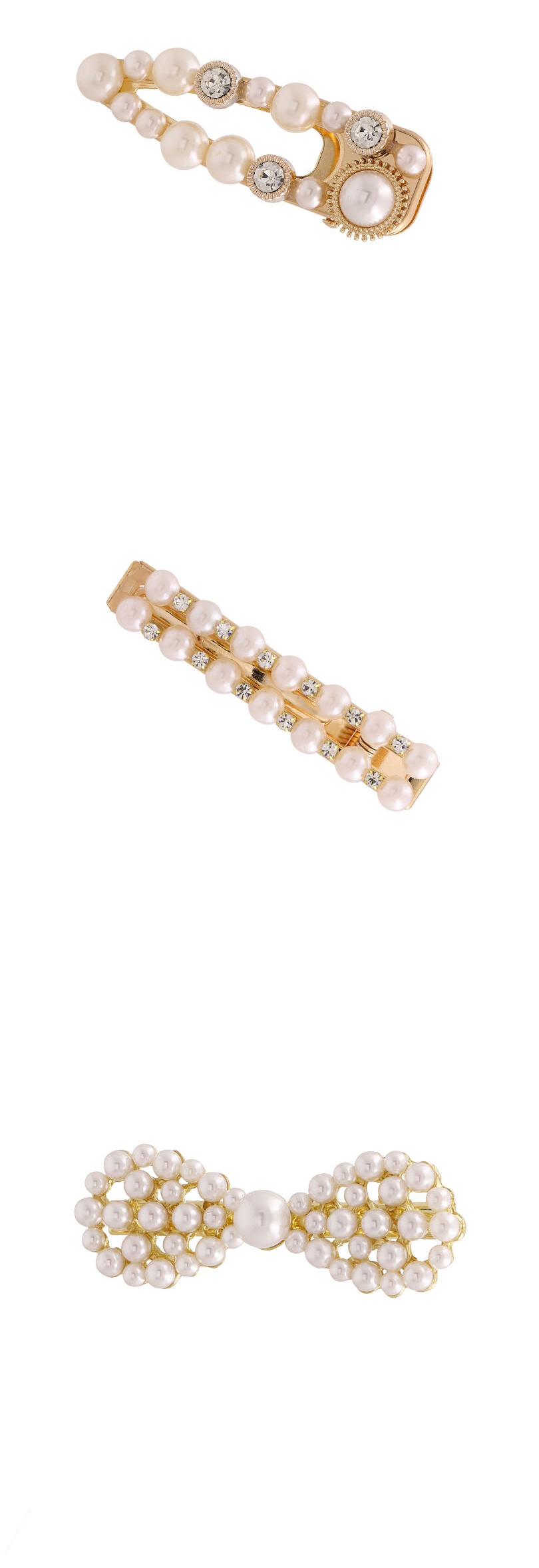 Fashion Rectangle Diamond Shaped Alloy Hollowed Hairpin,Hairpins