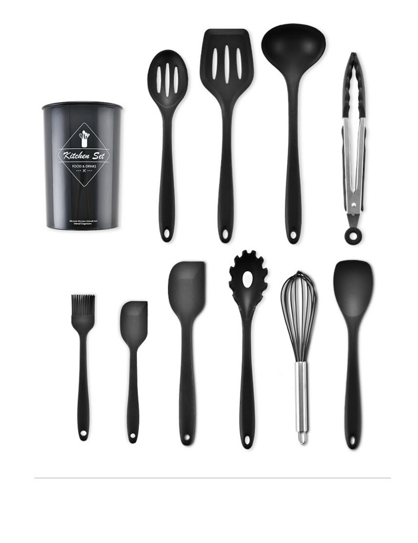 Fashion Black Suit (without Hooks) 11 Sets Of Containers For Silica Gel Tableware,Kitchen