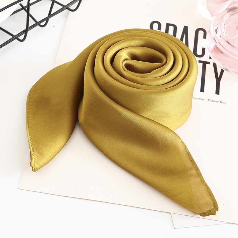 Fashion Ginger Multifunctional Use Of Silk Scarf And Shawl,Thin Scaves