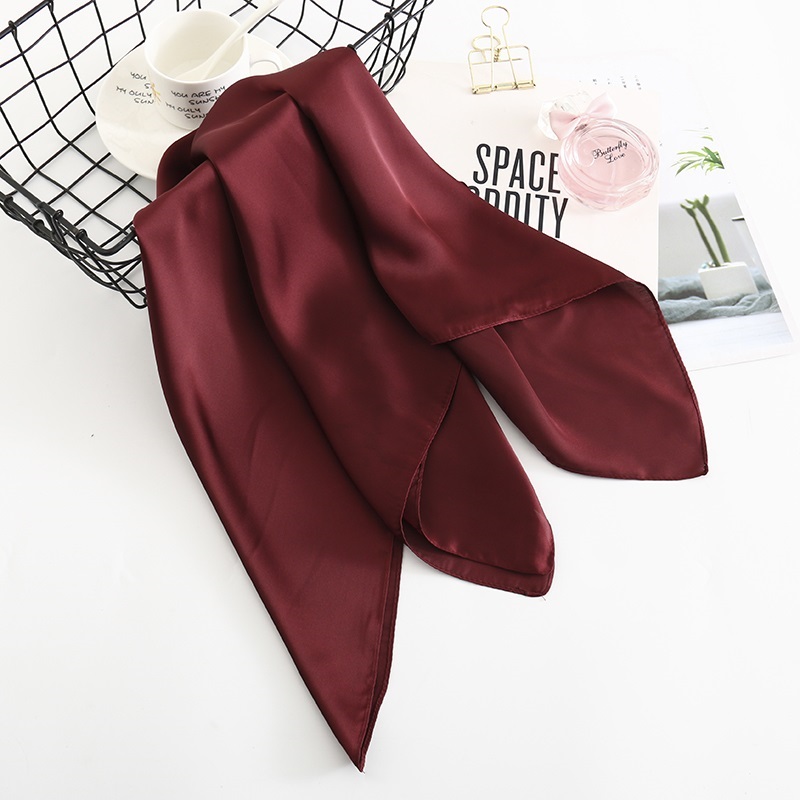 Fashion Big Red Multifunctional Use Of Silk Scarf And Shawl,Thin Scaves