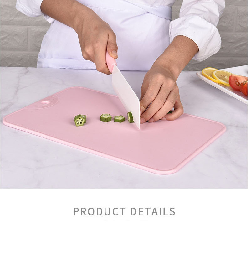 Fashion Blue Fruit Plastic Multi-function Anti-skid Pp Cutting Board,Kitchen