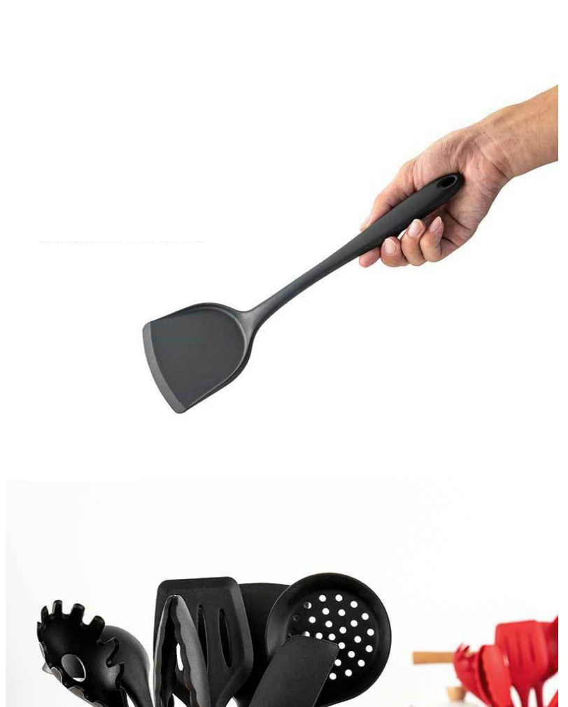 Fashion Red Leakage Shovel High Temperature Resistant Non Stick Cooking Utensils,Kitchen