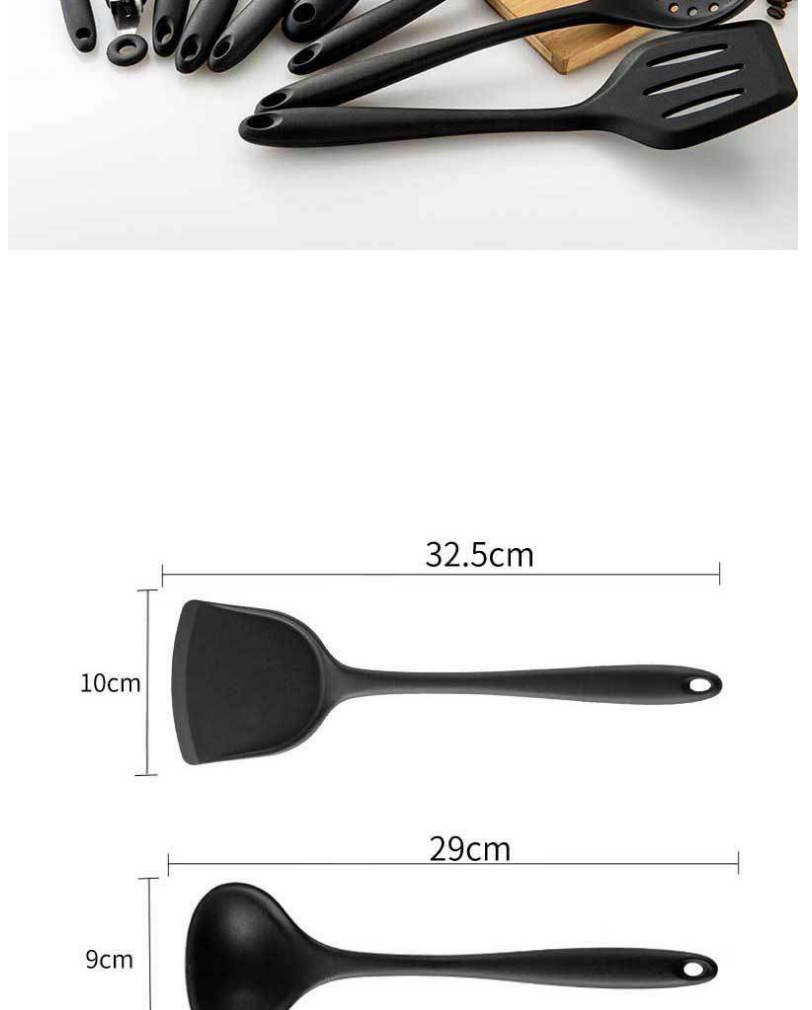 Fashion Red Leakage Shovel High Temperature Resistant Non Stick Cooking Utensils,Kitchen