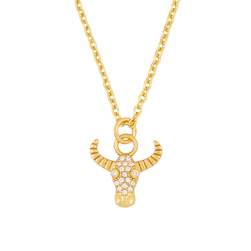 Fashion Elliptical Gold Diamond Necklace,Necklaces
